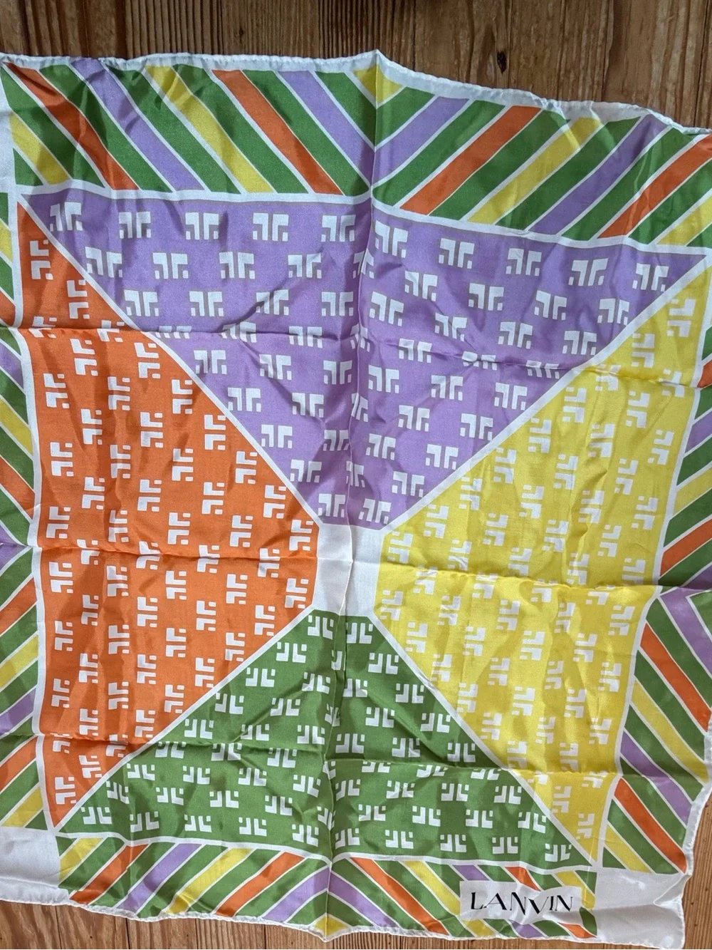Vintage Lanvin Paris scarf